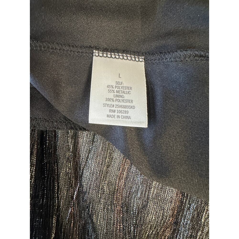 Mi Ami Metallic Shimmer Mini Dress L 2010s‎ Party Clubcore Rainbow - Picture 11 of 12